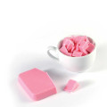 Pain de 100g de savon couleur rose