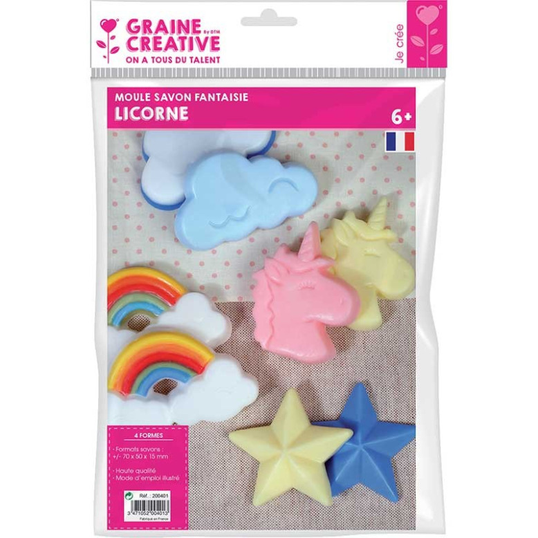 Moule thermo savon licorne Moule thermo savon licorne