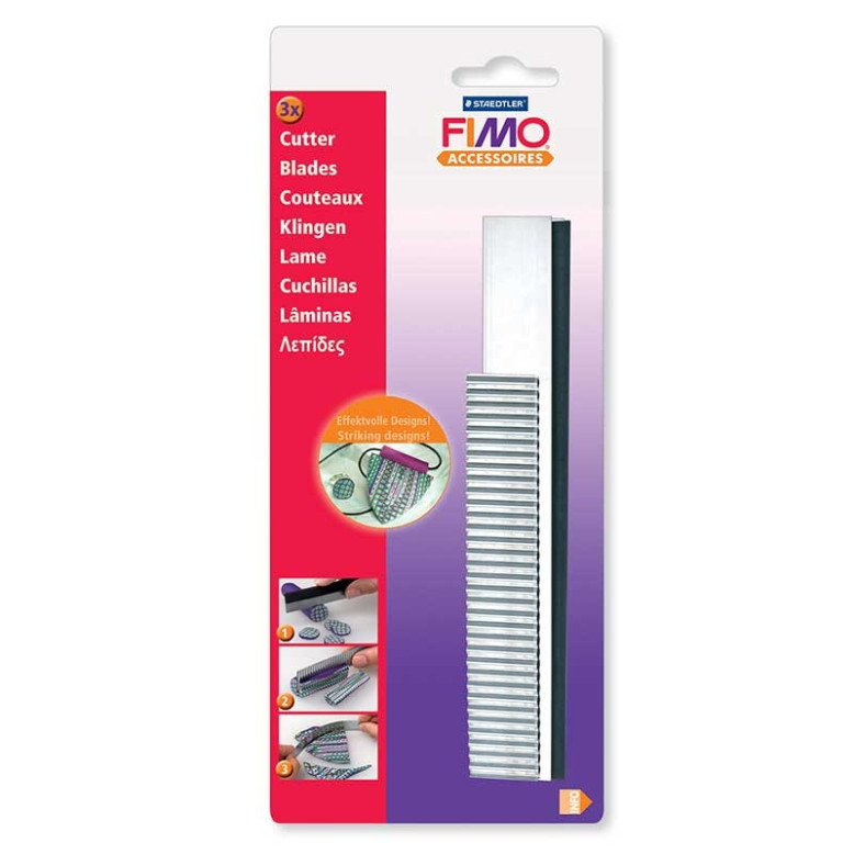 Cutter fimo x 3 lames Cutter fimo x 3 lames
