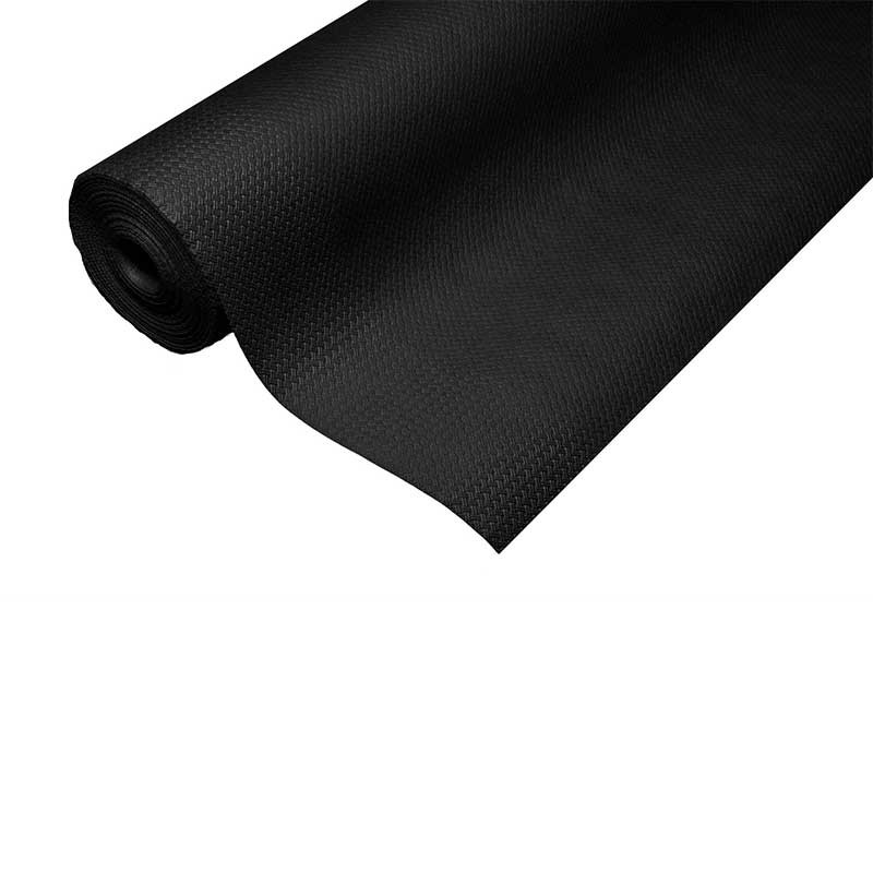 Rouleau nappe papier gaufrée 1,20x20m Noir