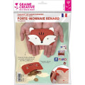 Gabarit pour Porte-monnaie effet cuir renard