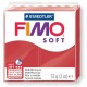 Pâte Fimo Soft rouge noël 57g