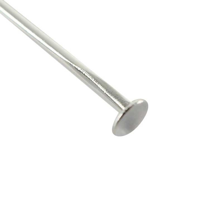Sachet de 10 clous de jonction coloris argent long 50mm 