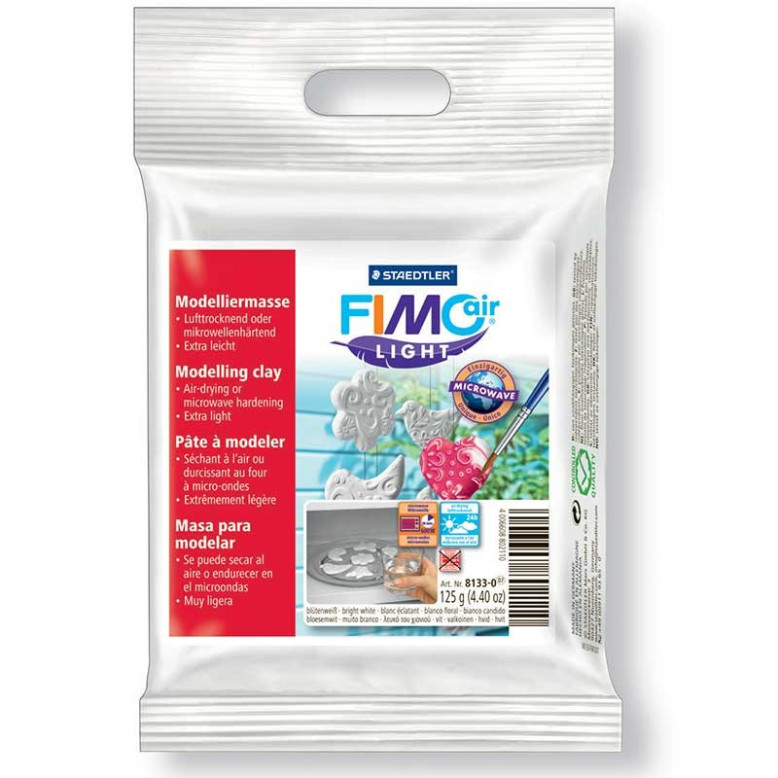 Fimo air light micro-ondable blanc 125g Fimo air light micro-ondable blanc 125g