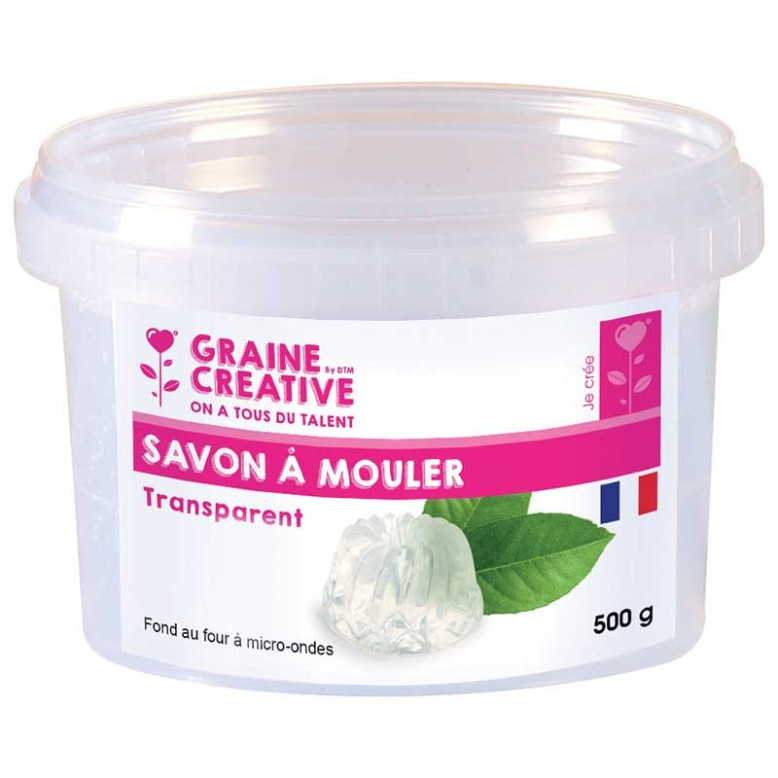Bloc de savon 500 g translucide