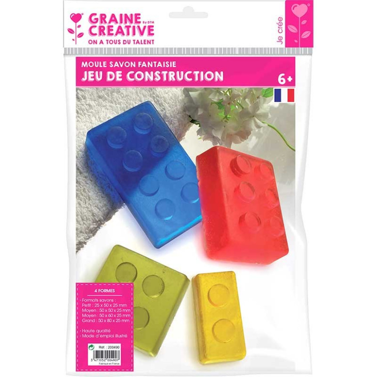 Moule à savons jeu de construction