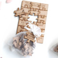 10 Faire Part Puzzle en bois