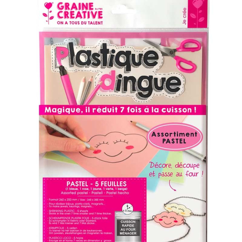 5 feuilles plastiques dingues Pastel 5 feuilles plastiques dingues Pastel