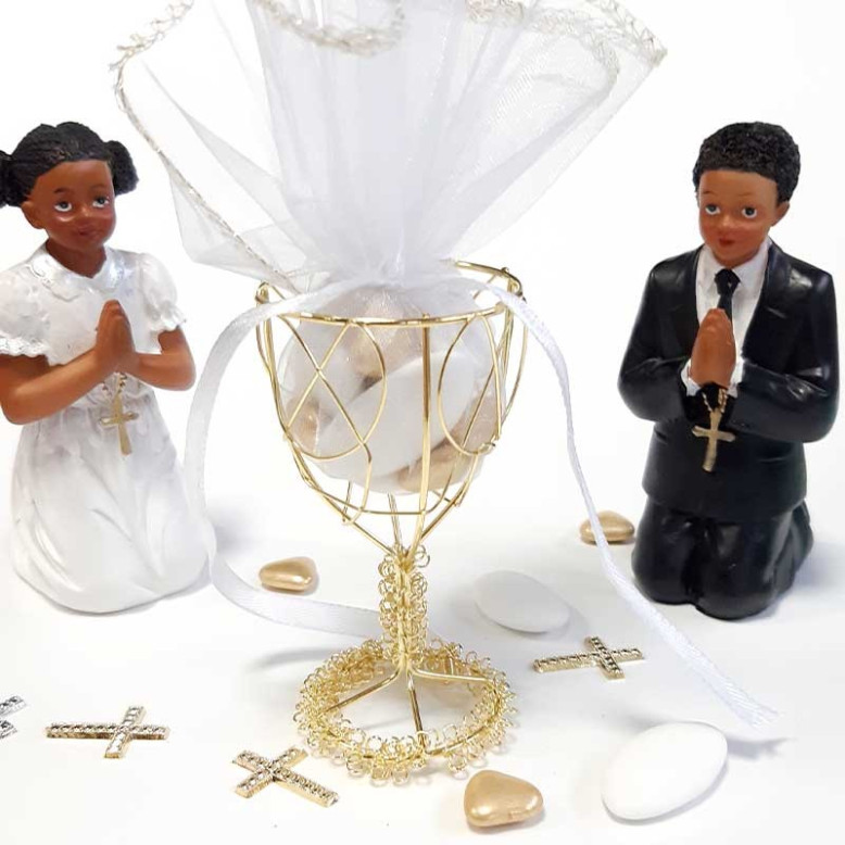 choisissez ce calice Or pour les dragées communion de votre enfant