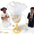Contenant métal Calice or pour communion