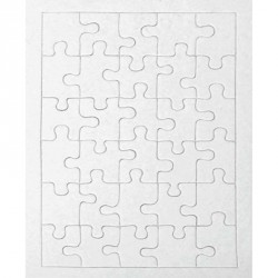 Puzzle à décorer 30 pièces