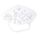 Sachet de 6 chapeaux Licorne en carton à décorer