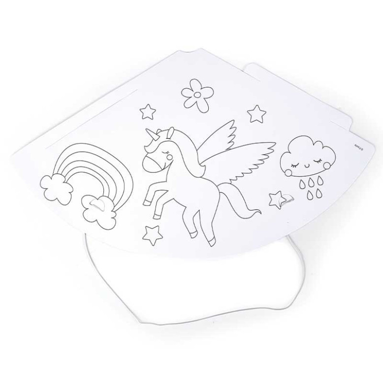 6 chapeaux festifs en carton à décorer