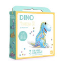 4 cartes mosaïque 3d assorties dinosaure 4 cartes mosaïque 3d assorties dinosaure
