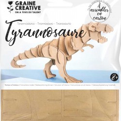 Maquette Tyranosaure en carton
