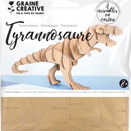Maquette Tyranosaure en carton