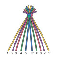 8 échevettes couleur Automne