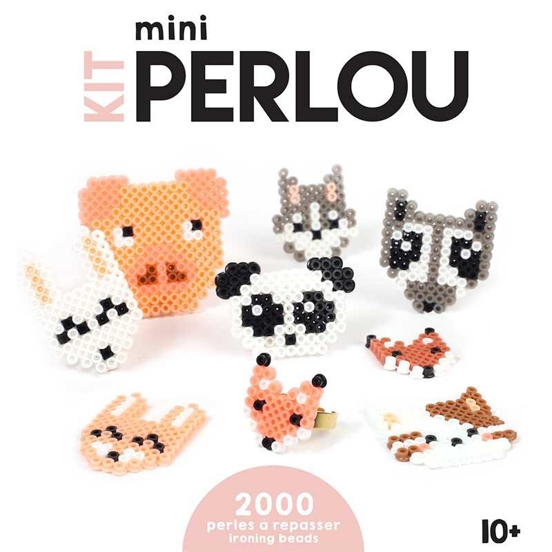 Kit perles à repasser Animaux 2000 mini perles