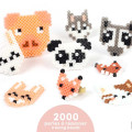 Kit perles à repasser Animaux 2000 mini perles