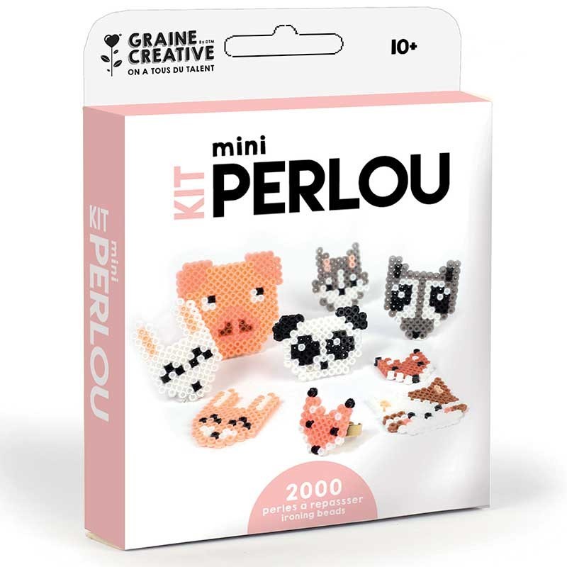 Kit perles à repasser Animaux 2000 mini perles