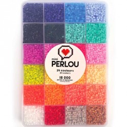 18000 mini perles à repasser 24 couleurs