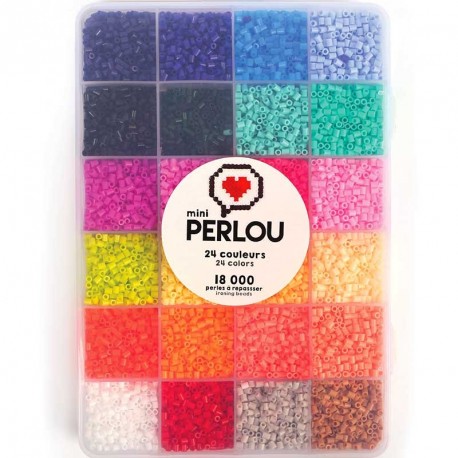 18000 mini perles à repasser 24 couleurs