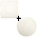 1 plaque Ronde 15cm + 1 plaque Carrée 14cm pour mini perles à repasser 1 plaque Ronde 15cm + 1 plaque Carrée 14cm pour mini perles à repasser