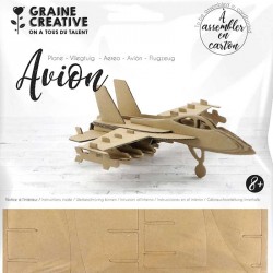 Maquette en carton Avion