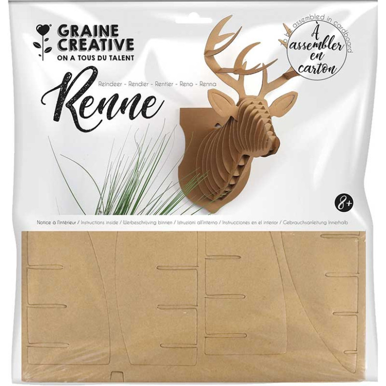 Maquette Renne en Carton