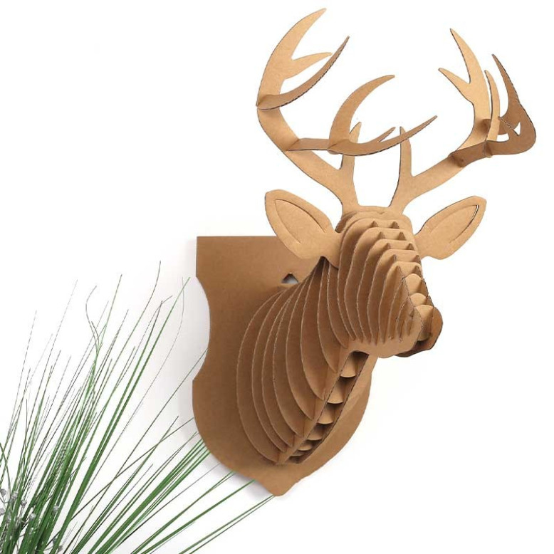 Maquette Renne en Carton