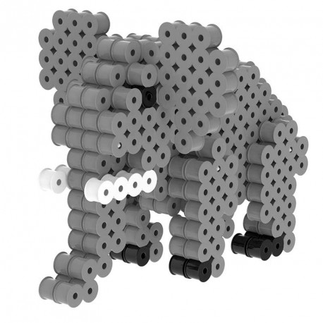 Kit de perles à repasser 3d elephant
