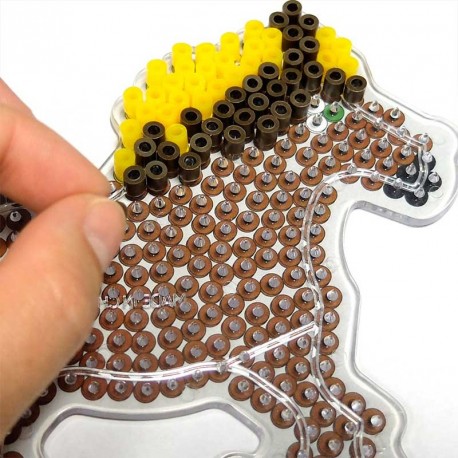 Kit de perles à repasser chevaux