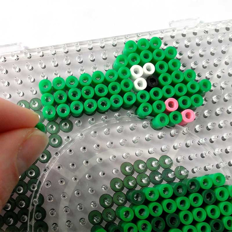 Kit de perles à repasser dinosaures Kit de perles à repasser dinosaures