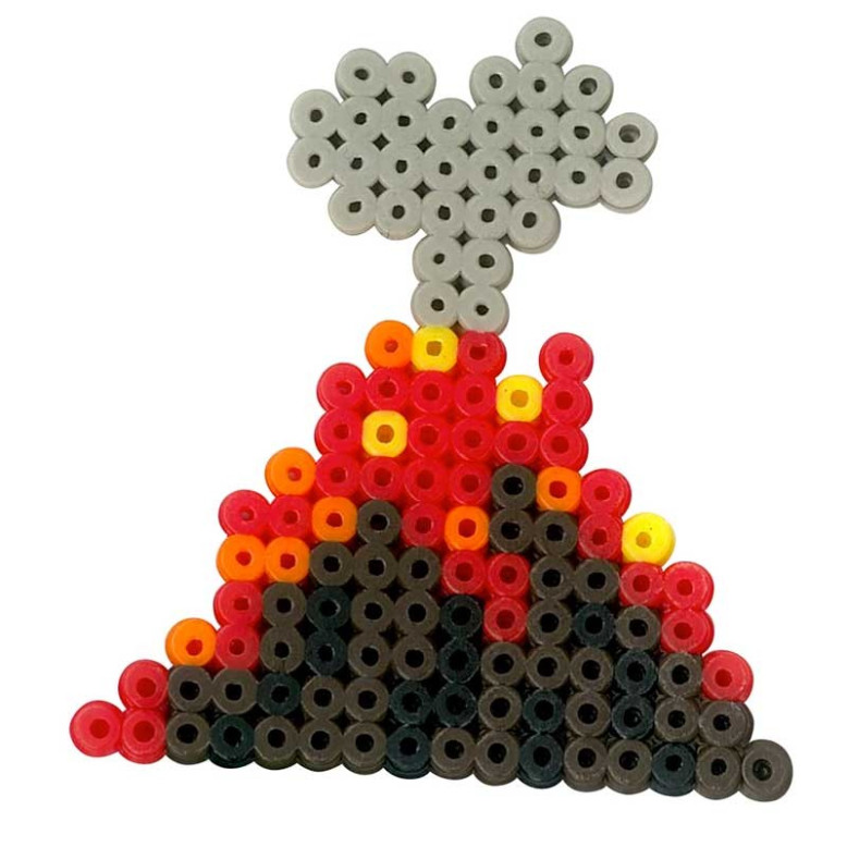 Kit de perles à repasser dinosaures Kit de perles à repasser dinosaures