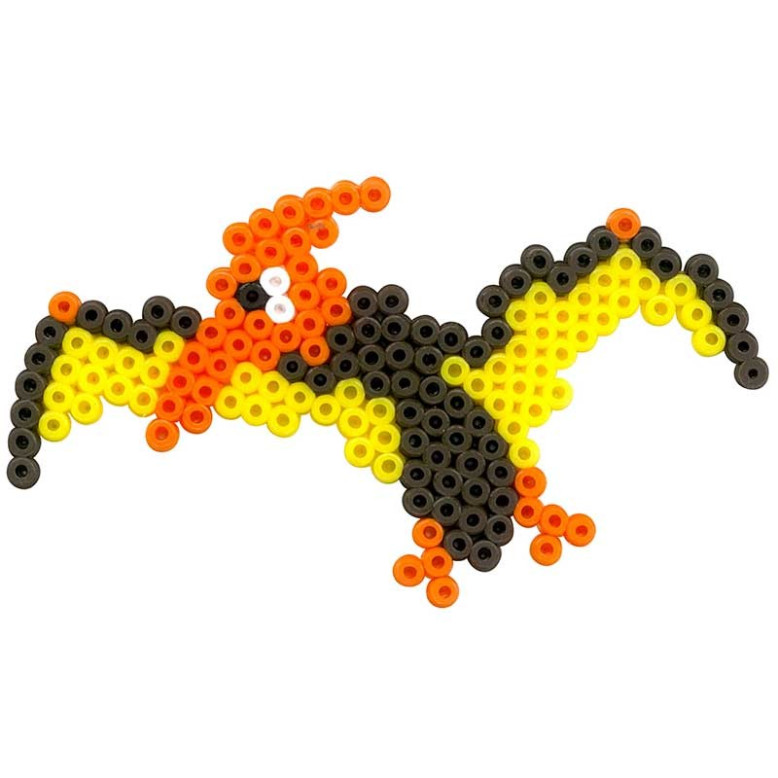 Kit de perles à repasser dinosaures Kit de perles à repasser dinosaures