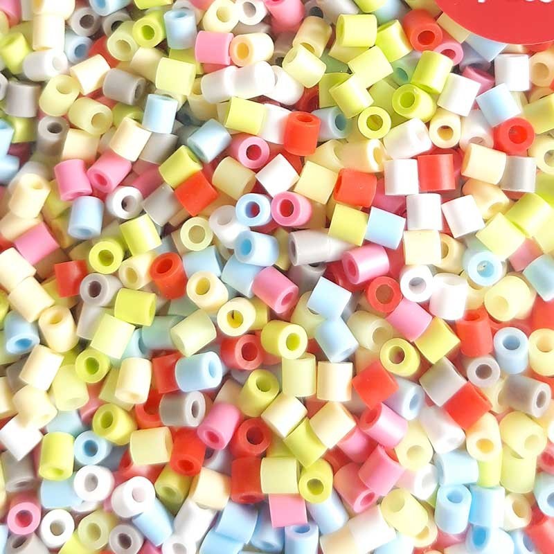 3000 perles à repasser couleur pastel - Dragées Anahita