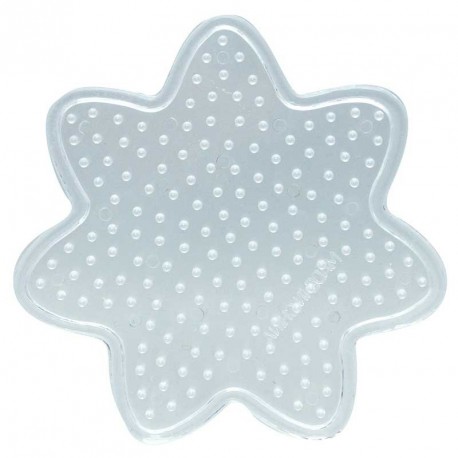 Plaque picots pour perles à repasser en forme d'étoile