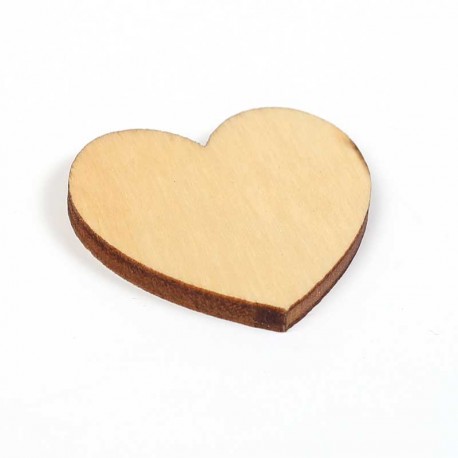 Cadre en bois avec coeur Mariage