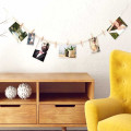 Guirlande en Perles de Bois porte Photo