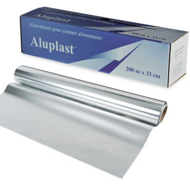 Rouleau Aluminium Dart France - 50 Cm X 29 M - Cuisson, Emballage Alimentaire, Résiste à 220°C