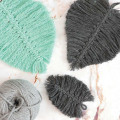 Pelote de coton câblé gris anthracite 2,5 mm - 200 gr
