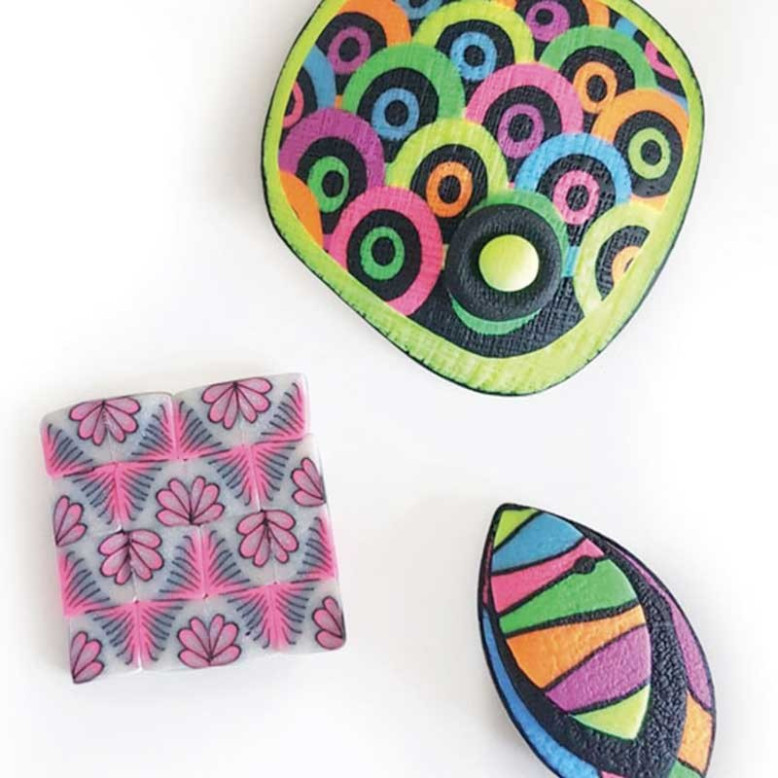 Pâte Fimo Effet Néon fluo