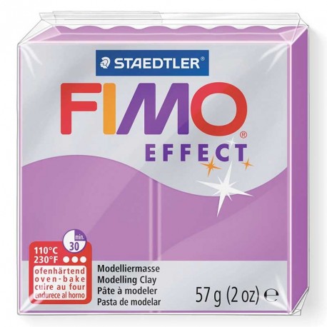 Pâte Fimo Effet Néon fluo couleur violette