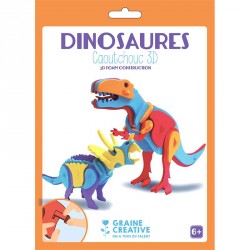 Kit caoutchouc 3D Dinosaures
