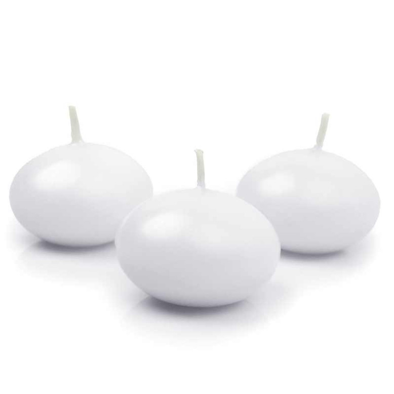 50 Bougies flottantes Blanches 50 Bougies flottantes Blanches