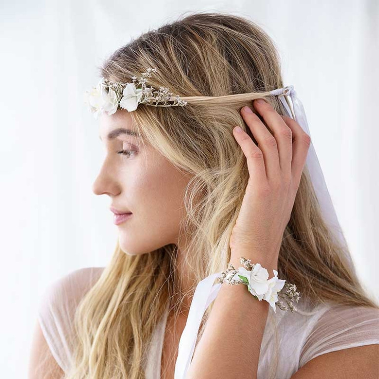 Couronne de Fleur Blanches Couronne de Fleur Blanches