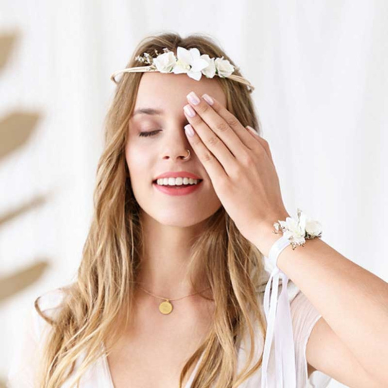 Couronne de Fleur Blanches Couronne de Fleur Blanches