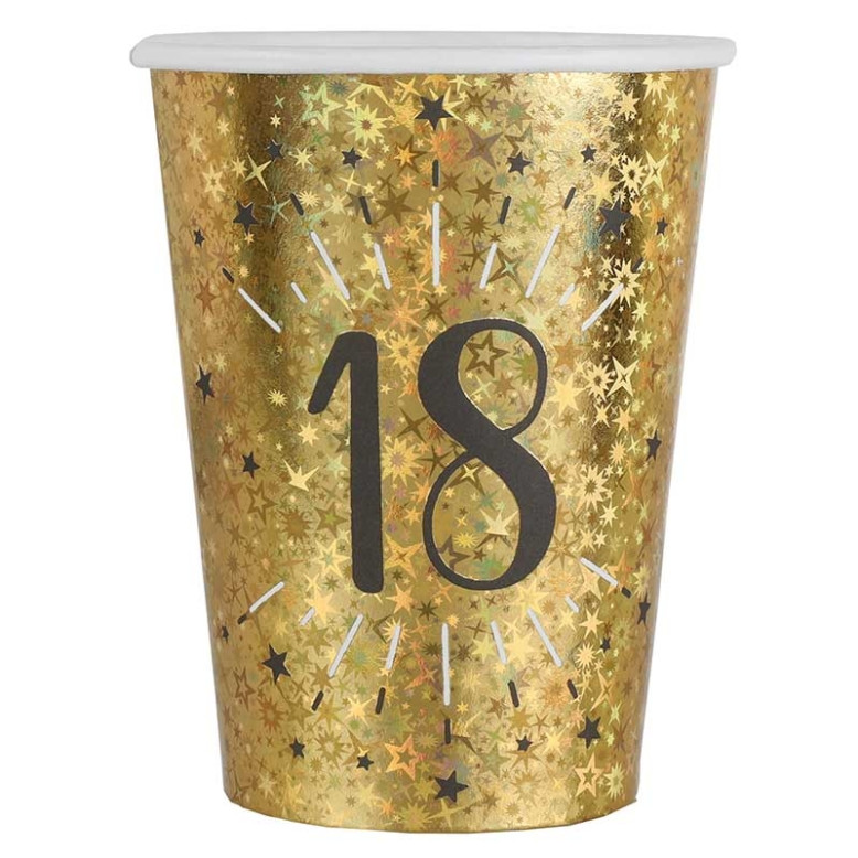 10 Gobelets Anniversaire 18 ans 10 Gobelets Anniversaire 18 ans