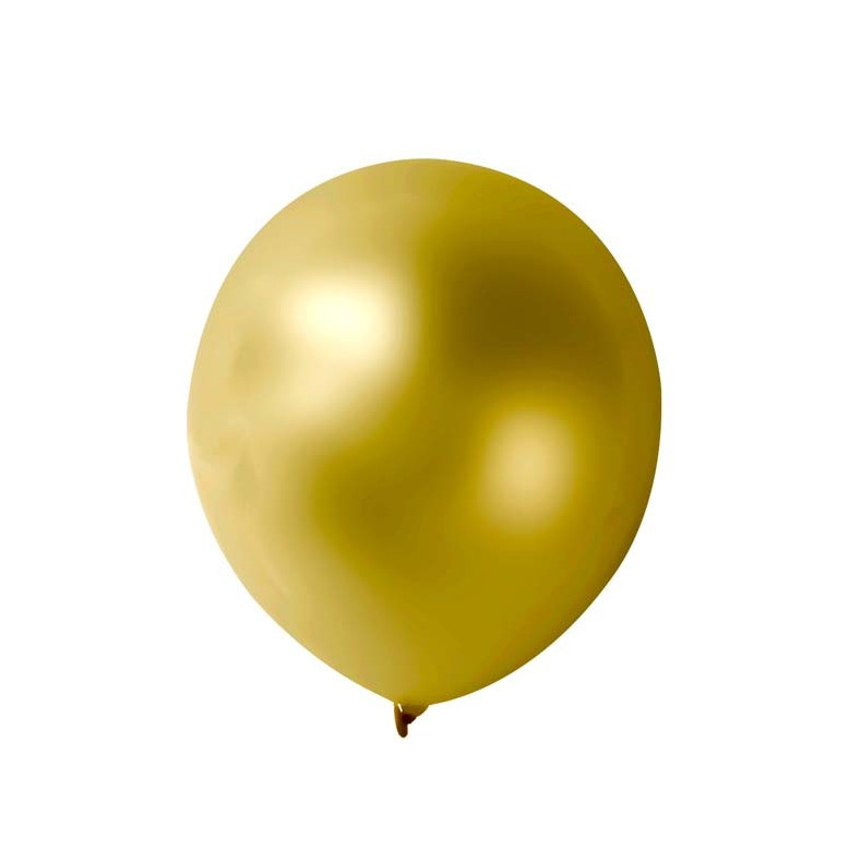 10 ballons Or métalisés