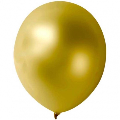 Ballons dorés métallisés 30 cm en paquets de 100 ballons Or